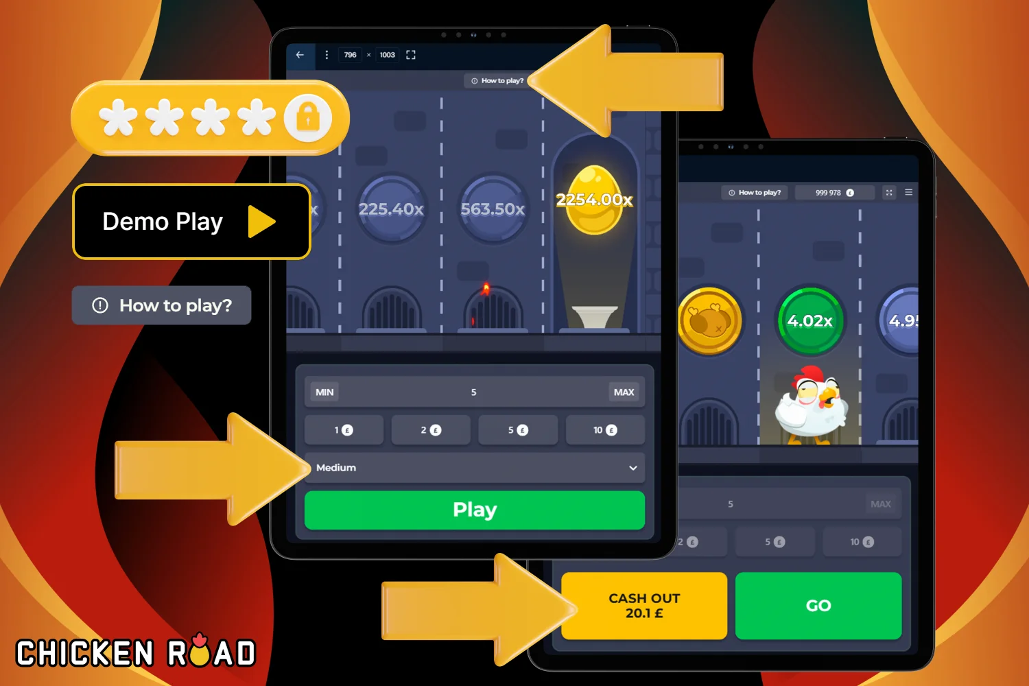Wie man Chicken Road im Demo-Modus spielt